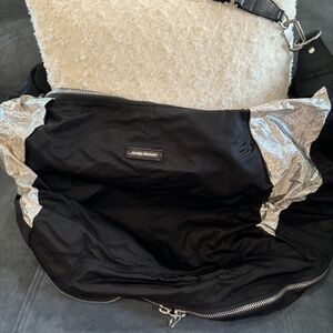 isabel marant day bag lieven black/silver